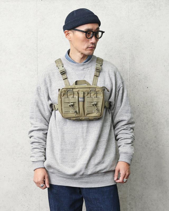 MAGFORCE マグフォース MF-3571 ENTOURAGE CHEST RIG（アントラージュ チェストリグ）TAN【T】｜【T】｜チェストバッグ 上半身御徒面子 ミリタリー御徒面子 嚢 アウトドア レーザはね除ける 山登り 旅する 撥水