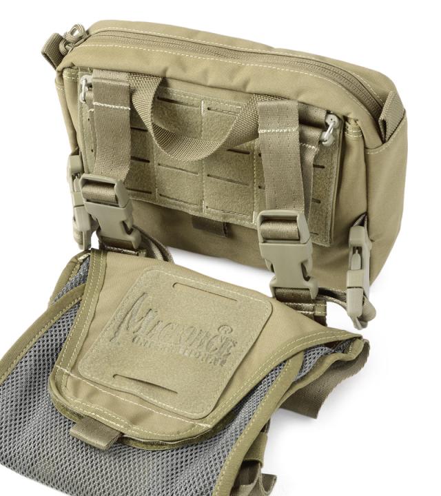 MAGFORCE マグフォース MF-3571 ENTOURAGE CHEST RIG（アントラージュ チェストリグ）TAN【T】｜【T】｜チェストバッグ 上半身御徒面子 ミリタリー御徒面子 嚢 アウトドア レーザはね除ける 山登り 旅する 撥水