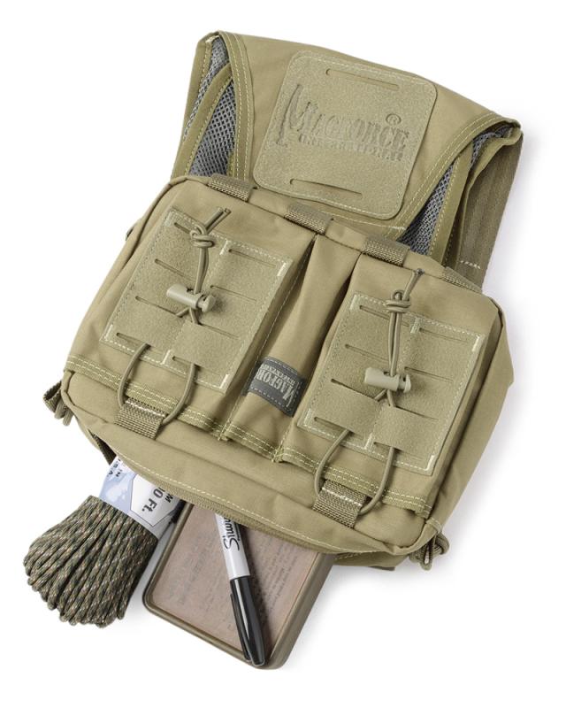 MAGFORCE マグフォース MF-3571 ENTOURAGE CHEST RIG（アントラージュ チェストリグ）TAN【T】｜【T】｜チェストバッグ 上半身御徒面子 ミリタリー御徒面子 嚢 アウトドア レーザはね除ける 山登り 旅する 撥水