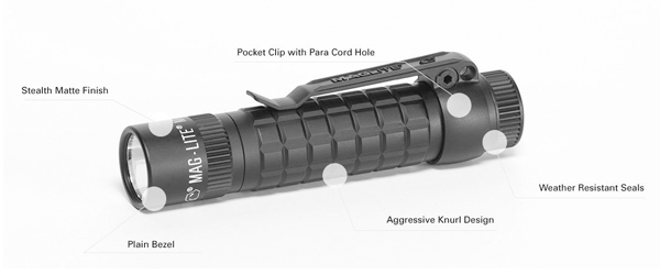 MAGLITE マグライト MAG-TAC マグタック CR123 LED フラッシュライト プレーンベゼル【T】 ｜タクティカル ミリタリー アウトドア アメリカ製 懐中電灯 防災 ペンライト ハンドライト ミリタリーギア ハイスペック 頑丈_2