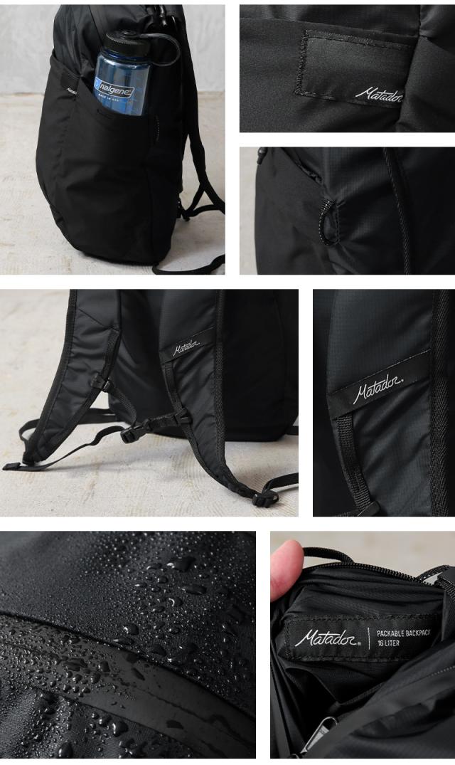 Matador マタドール ReFraction（リフラクション）PACKABLE バックパック【Sx】【T】｜リュック デイパック バッグ カバン パッカブル コンパクト 収納 大容量 旅行 通勤 通学 シンプル デザイン ブランド おしゃれ_12