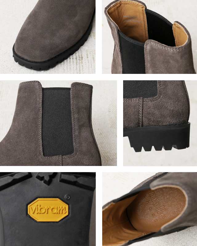 molle shoes モールシューズ MLS210301-11 SQUARE TOE SIDE GORE BOOTS SUEDE スクエアトゥ サイドゴア ブーツ スエード【Sx】【T】｜レ