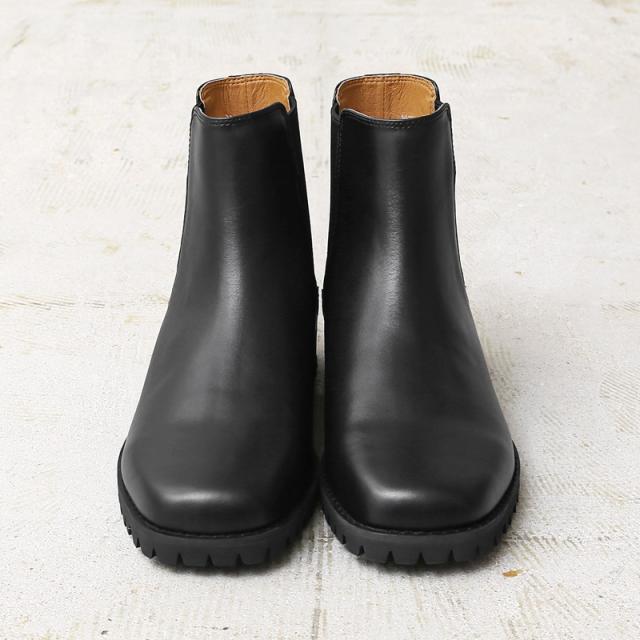 molle shoes モールシューズ MLS210301-10 SQUARE TOE SIDE GORE BOOTS スクエアトゥ サイドゴア ブーツ【T】【Cx】｜レザーシューズ 革靴 メンズ レディース 本革 シンプル ビブラムソール Vibram