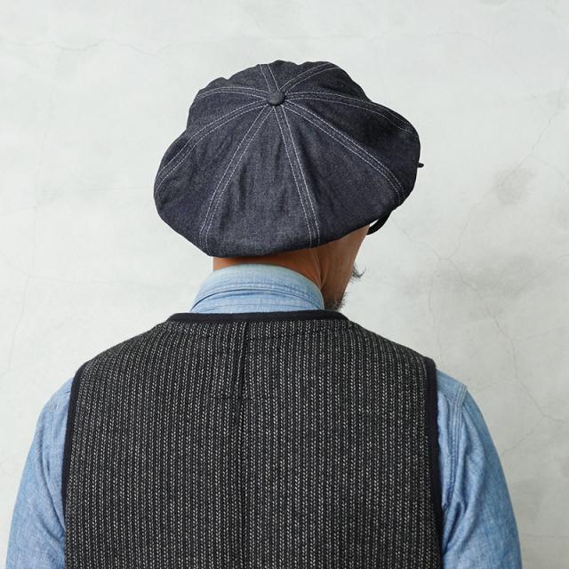 Mr.FATMAN インディゴ ジョニーキャスケット Lサイズ Mr.FATMAN ミスターファットマン 5203603 JOHNNY CASQUETTE TWILL