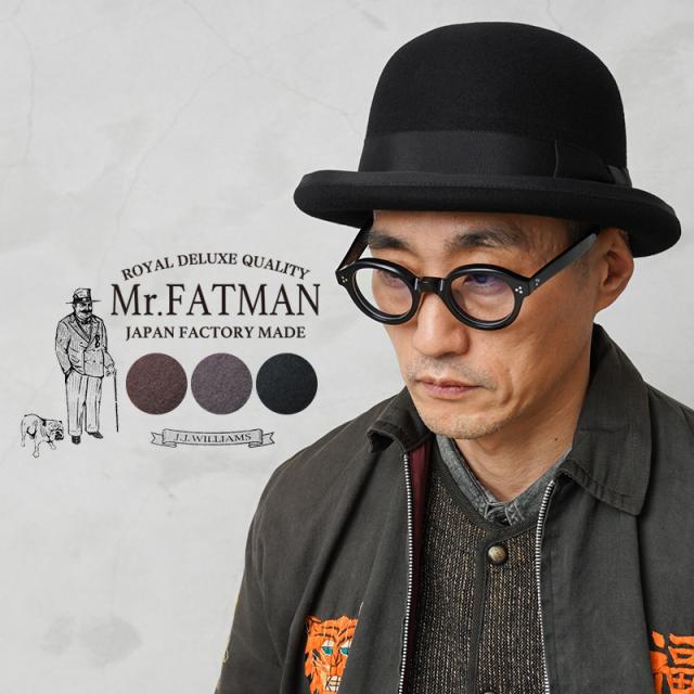 Mr. FATMAN ボーラーハット L 黒 楽天市場】【最短即日発送】Mr.FATMAN ミスターファットマン