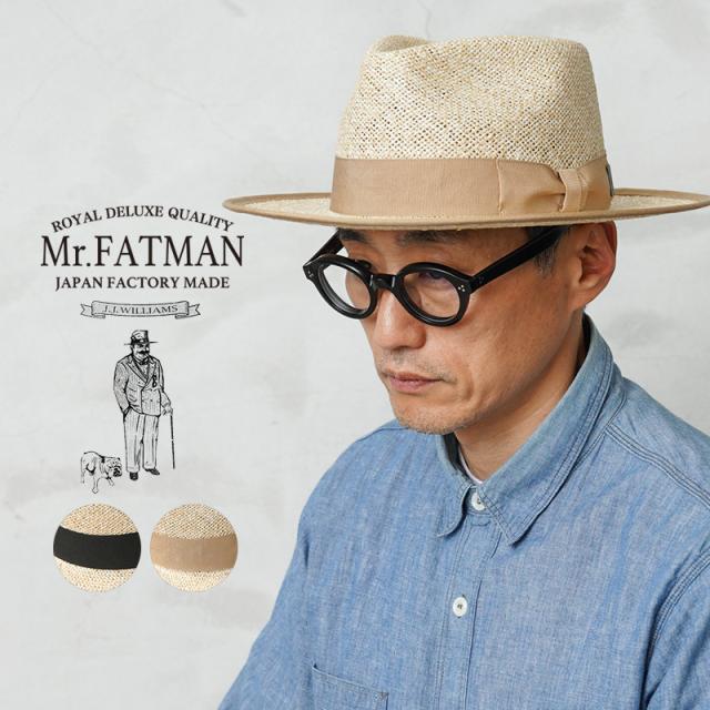 Mr.FATMAN ミスターファットマン 6252001 TWO DOLLAR VISCOSE ストローハット J.J. WILLIAMS 日本製【Cx】【T】