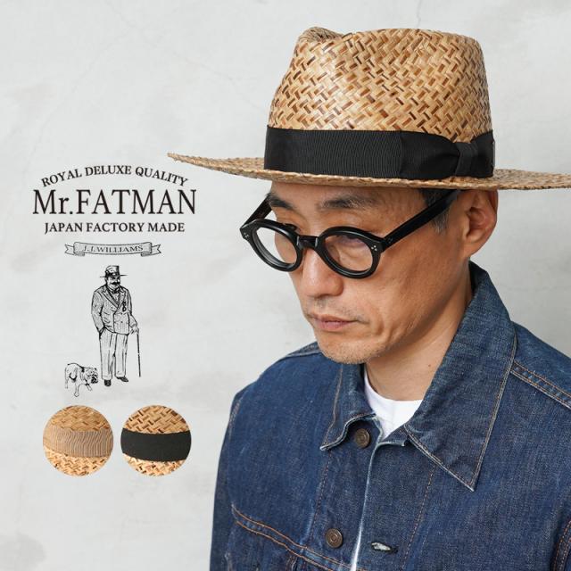 Mr.FATMAN ミスターファットマン 6261001 BIRDS EYE COCONUTS フェドラハット J.J. WILLIAMS 日本製【Cx】【T】