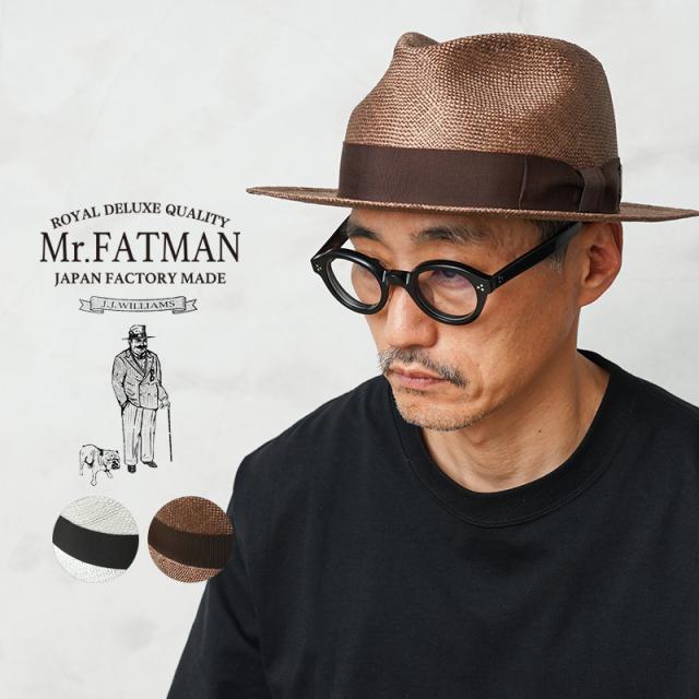 Mr.FATMAN ミスターファットマン 6262002 JAY KEMMA RAMIE ティアドロップ ハット J.J. WILLIAMS 日本製【Cx】【T】｜帽子 中折れハット フェドラハット メンズ レディース 春夏 紫外線カット 天然素材 ケンマ草 ティアドロップ型 パイピング