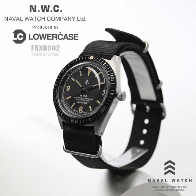 NAVAL WATCH ナバルウォッチ FRXB002 Produced By LOWERCASE NATO ストラップ リストウォッチ（腕時計）日本製 【Cx】【T】｜メンズ ミリ