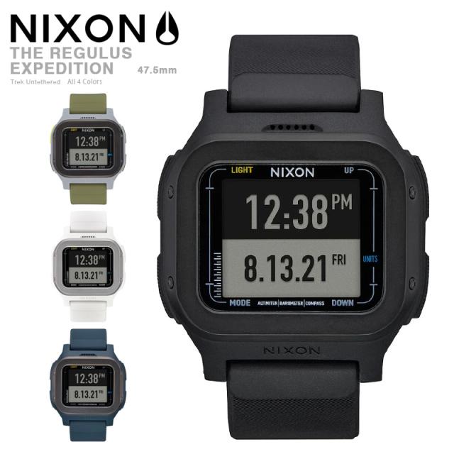 NIXON ニクソン A1324 Regulus Expedition リストウォッチ（腕時計）【T】【Cx】｜レグルス メンズ デジタル 米国特殊部隊 共同開発 耐衝撃 10気圧防水 アウトドア カジュアル ミリタリー