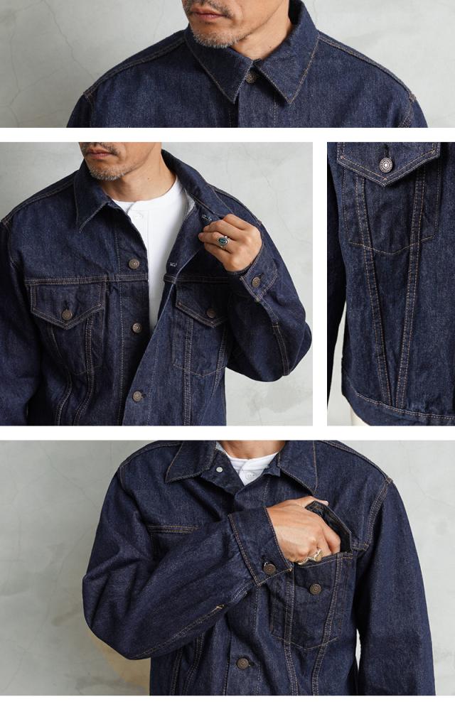 orSlow オアスロウ 01-6005 1960’S TYPE3 DENIM JACKET デニム トラッカージャケット 日本製【Cx】【T】｜Gジャン 3rdタイプ セルビッジ ヴィンテージ アメカジ ミリタリー メンズファッション 経年変化 ジーンズ インディゴ カジュアル_8