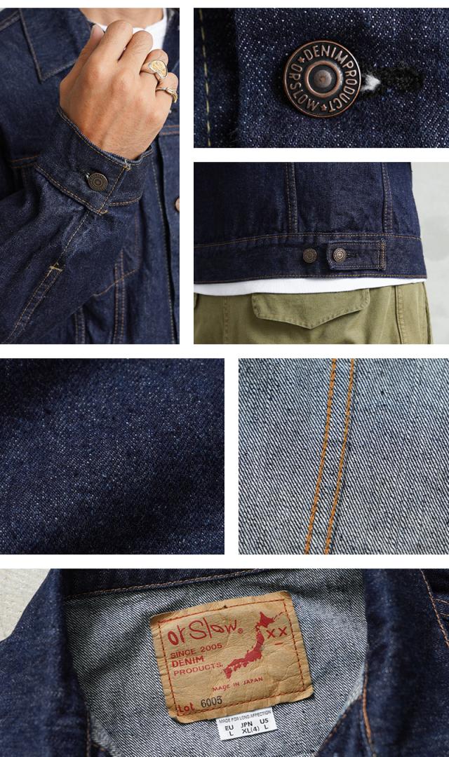 orSlow オアスロウ 01-6005 1960’S TYPE3 DENIM JACKET デニム トラッカージャケット 日本製【Cx】【T】｜Gジャン 3rdタイプ セルビッジ ヴィンテージ アメカジ ミリタリー メンズファッション 経年変化 ジーンズ インディゴ カジュアル_9