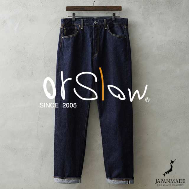 orSlow オアスロウ 01-1050 105 STANDARD DENIM ジーンズ 日本製【Cx】【T】｜メンズ ボトムス デニムパンツ ワンウォッシュ ストレート の通販は