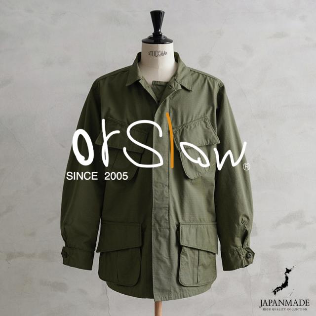 orSlow オアスロウ 01-6010 U.S. ARMY TROPICAL JACKET トロピカルジャケット 日本製【Cx】【T】｜メンズ アウター 大きいサイズ ジャンの通販は 37,400円