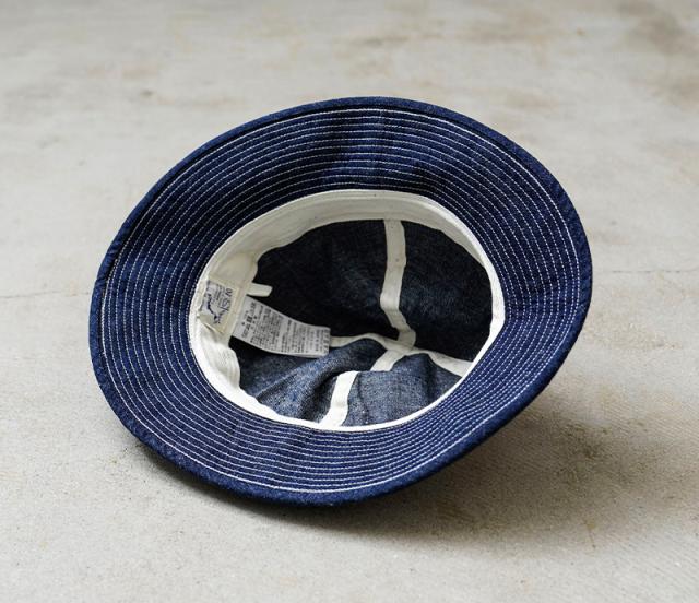 日本製 orSlow US NAVY HAT オアスロウ デニムハット サイズ1 orSlow オアスロウ 03-001 US NAVY HAT ハット 日本製