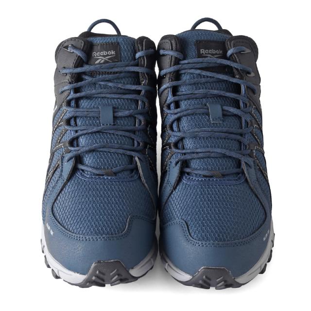 Reebok リーボック RB3400 TRAILGRIP ワークシューズ【Cx】【T】｜スニーカー フットウェア アウトドア 靴 メンズ 革 レザー ナイロン ローカット ブラック 軽量 スチールトゥ 滑りにくい ブルー ネイビー_1