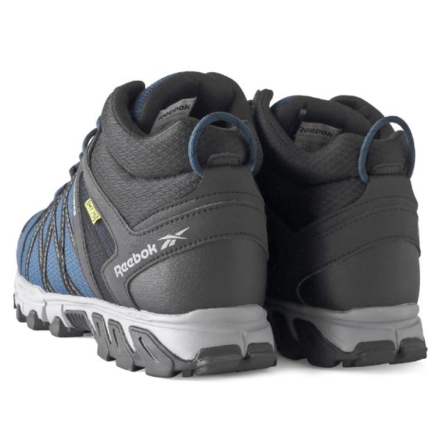 Reebok リーボック RB3400 TRAILGRIP ワークシューズ【Cx】【T】｜スニーカー フットウェア アウトドア 靴 メンズ 革 レザー ナイロン ローカット ブラック 軽量 スチールトゥ 滑りにくい ブルー ネイビー_2