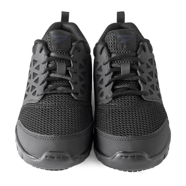 Reebok リーボック RB4035 SUBLITE CUSHION ワークシューズ【Cx】【T】｜ミリタリー スニーカー フットウェア アウトドア 靴 メンズ 革 レザー ナイロン ローカット ブラック 軽量 軽い 滑りにくい