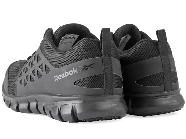 Reebok リーボック RB4035 SUBLITE CUSHION ワークシューズ【Cx】【T】｜ミリタリー スニーカー フットウェア アウトドア 靴 メンズ 革 レザー ナイロン ローカット ブラック 軽量 軽い 滑りにくい