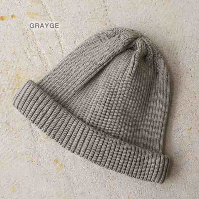 ROTOTO ロトト R5021 COTTON ROLL UP BEANIE コットンロールアップ