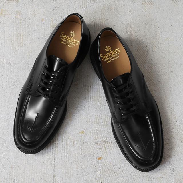 SANDERS サンダース MILITARY COLLECTION 1137B ミリタリー ブロードアロー エプロン ダービーシューズ【Cx】【T】｜メンズ 革靴 本革 ビジネス カジュアル イギリス製 グッドイヤーウェルテッド製法 ブランド おしゃれ_4