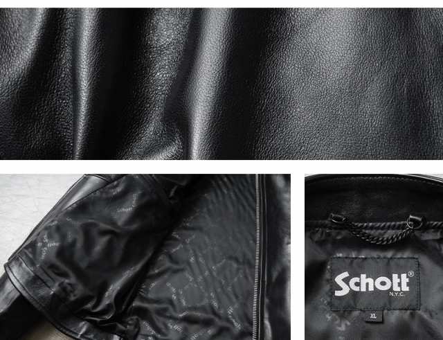 Schott ショット 3111052 SHEEP LEATHER 70'S シングル ライダース