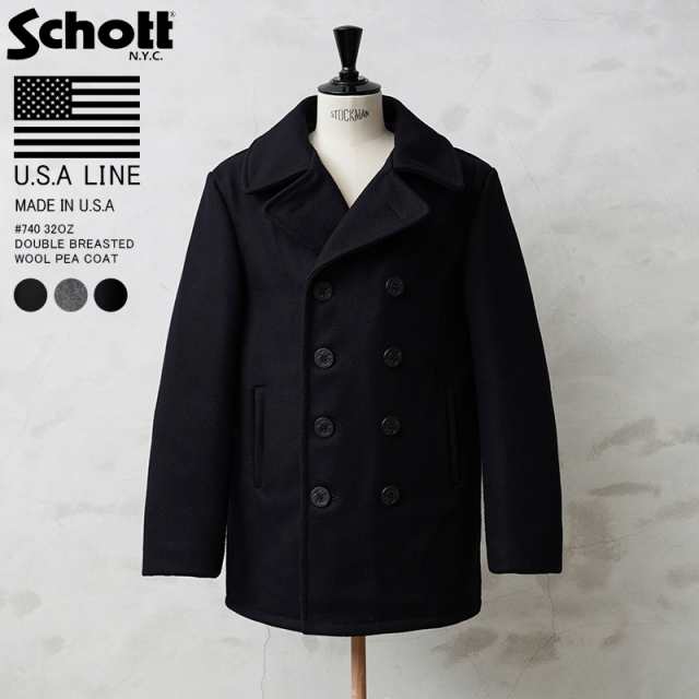 ポイント10倍！Schott ショット USA LINE 740 32oz ダブルブレスト