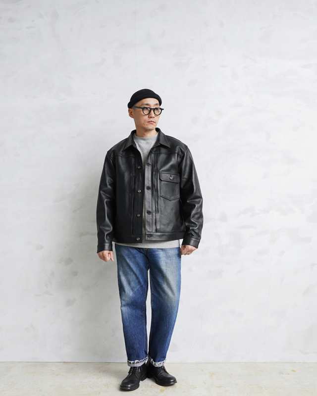 Schott ショット SHEEP LEATHER 1st T-BACK トラッカー