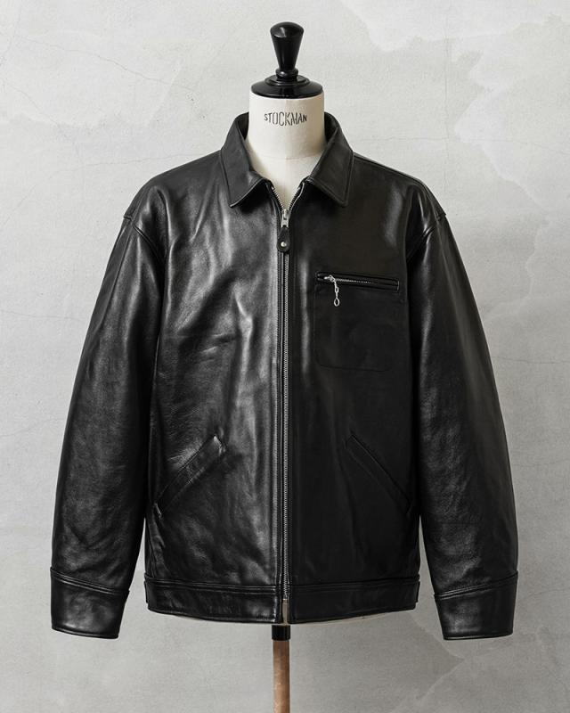 Schott ショット 7825950014 シープスキン レザー トラッカージャケット【3121034】【Cx】【T】｜レザージャケット メンズファッション アメカジ ワークジャケット 革ジャン コーデ 男性_2