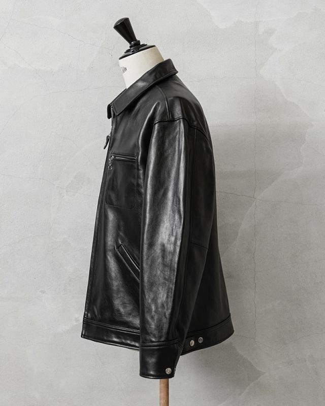 Schott ショット 7825950014 シープスキン レザー トラッカージャケット【3121034】【Cx】【T】｜レザージャケット メンズファッション アメカジ ワークジャケット 革ジャン コーデ 男性_3