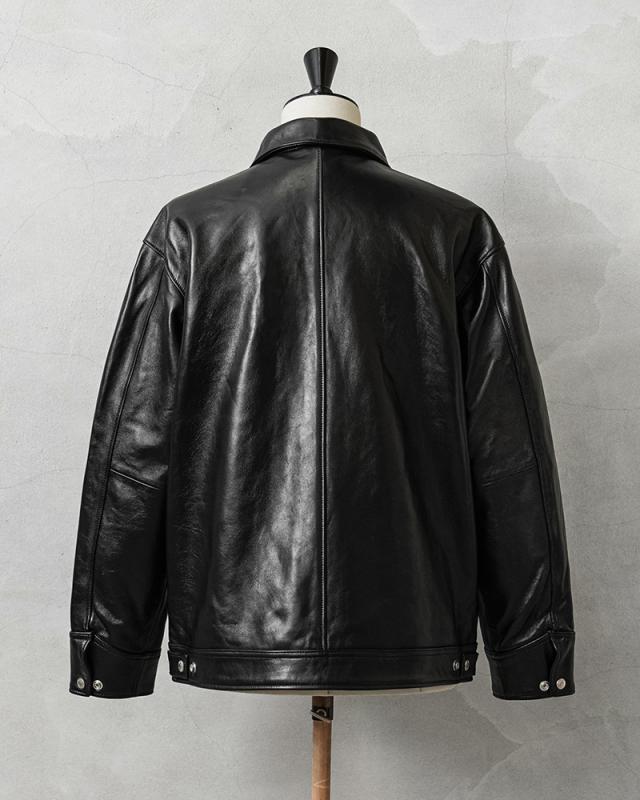 Schott ショット 7825950014 シープスキン レザー トラッカージャケット【3121034】【Cx】【T】｜レザージャケット メンズファッション アメカジ ワークジャケット 革ジャン コーデ 男性_4