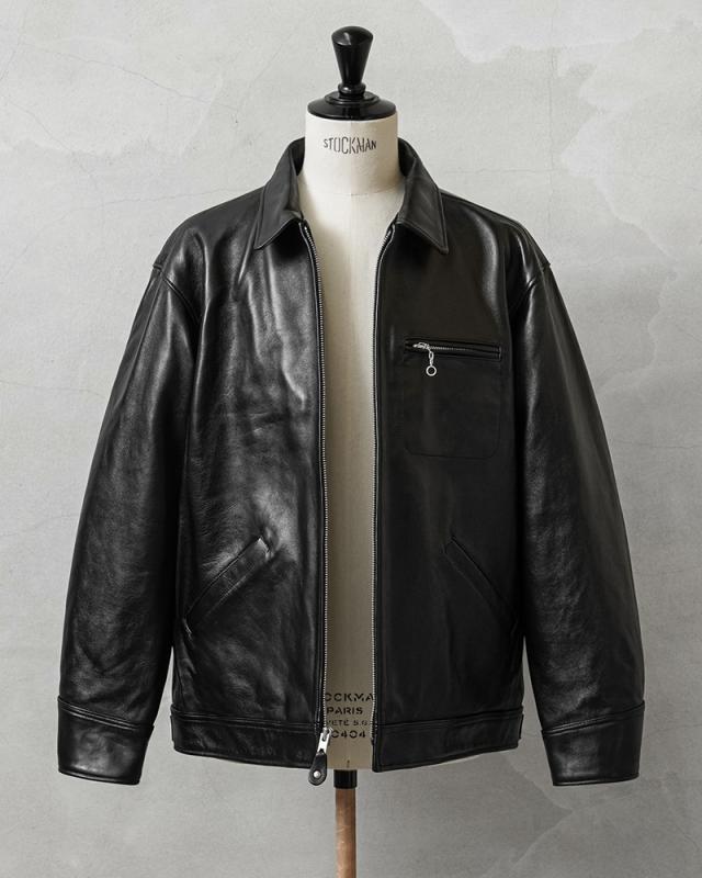 Schott ショット 7825950014 シープスキン レザー トラッカージャケット【3121034】【Cx】【T】｜レザージャケット メンズファッション アメカジ ワークジャケット 革ジャン コーデ 男性_5