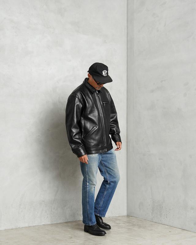 Schott ショット 7825950014 シープスキン レザー トラッカージャケット【3121034】【Cx】【T】｜レザージャケット メンズファッション アメカジ ワークジャケット 革ジャン コーデ 男性_6