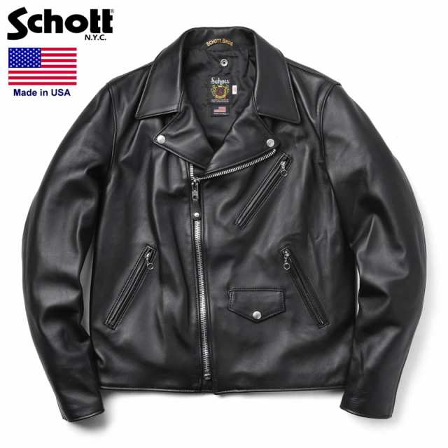 ポイント10倍！Schott ショット 228US ラムレザー ライダースジャケット【7525】【Cx】【T】｜メンズ レザージャケット  ダブルライダースの通販はau PAY マーケット - ミリタリーショップWAIPER | au PAY マーケット－通販サイト