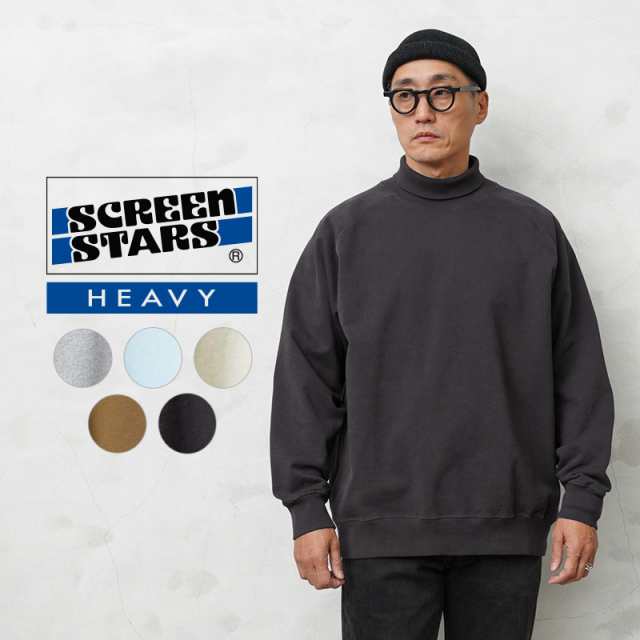 SCREEN STARS スクリーンスターズ 2323-002SS SCREEN STARS HEAVY Dry & Heavy タートルネック スウェットシャツ【Cx】【T】｜メンズ ト