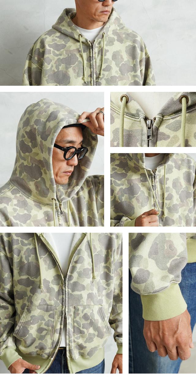 SCREEN STARS×WAIPER 2523-440WP ジップアップ フーディ VINTAGE CAMO【T】【Cx】_17