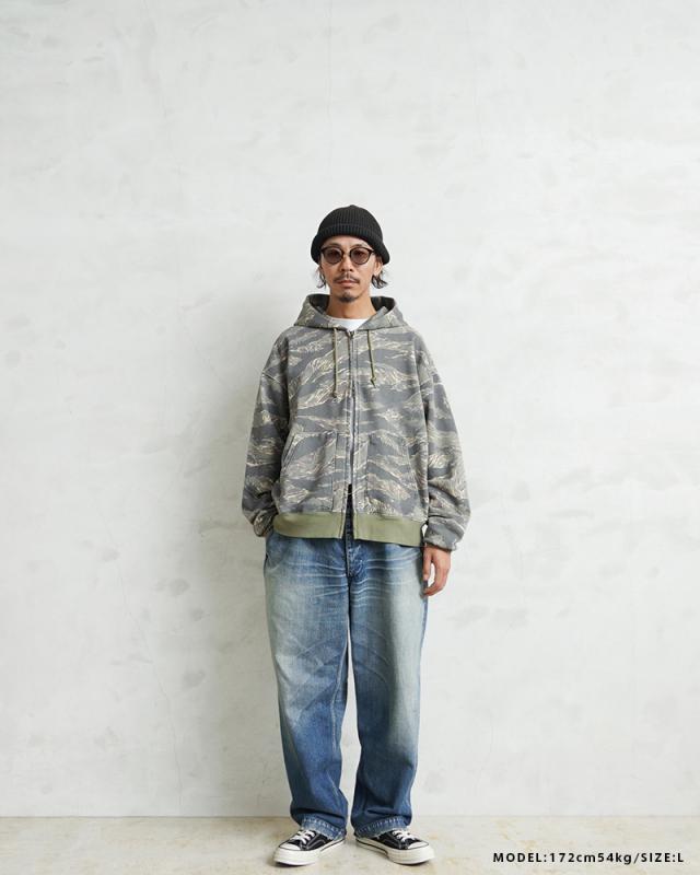 SCREEN STARS×WAIPER 2523-440WP ジップアップ フーディ VINTAGE CAMO【T】【Cx】_2
