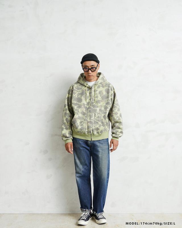 SCREEN STARS×WAIPER 2523-440WP ジップアップ フーディ VINTAGE CAMO【T】【Cx】_6