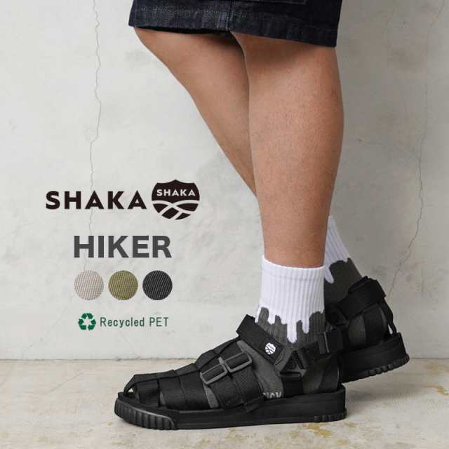 SHAKA シャカ SK-101 HIKER ハイカー スポーツサンダル【Sx】【T】｜スポーツサンダル メンズ レディース ビーチサンダル 厚底 歩きやす