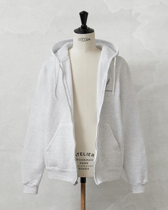 SOFFE ソフィー D1075419 OFFICIAL LICENSE U.S.AIR FORCE トレーニング スウェット ジップ フーディ / フルジップパーカー【Cx】【I】｜メンズ トップス ミリタリー 大きいサイズ アメカジ バックプリント ブランド おしゃれ