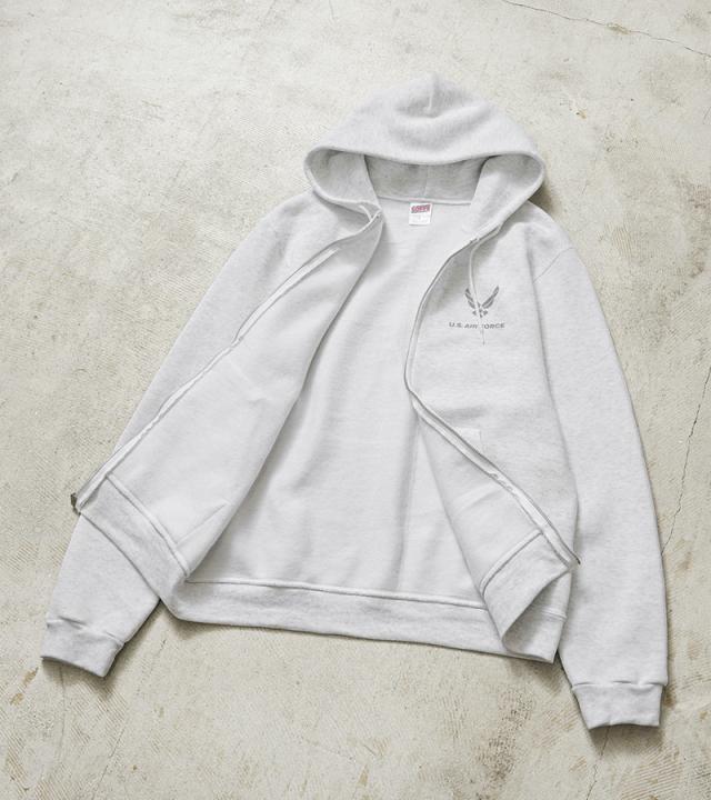 SOFFE ソフィー D1075419 OFFICIAL LICENSE U.S.AIR FORCE トレーニング スウェット ジップ フーディ / フルジップパーカー【Cx】【I】｜メンズ トップス ミリタリー 大きいサイズ アメカジ バックプリント ブランド おしゃれ