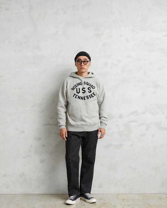 A.G.SPALDING&BROS エージースポルディング&ブロス SPL-AGS-243004 ARCHIVE ロゴグラフィック サイドラインパーカ 日本製【Cx】【T】｜メンズ トップス カジュアル フロントロゴ アメカジ 大きいサイズ ブランド おしゃれ