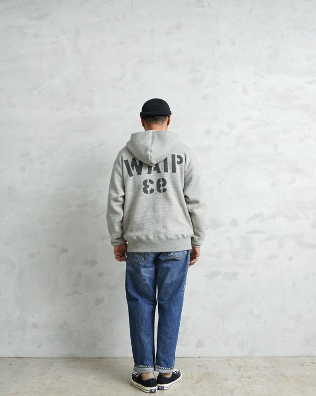 A.G.SPALDING&BROS SPL-WAP-251004 A.G.SPALDING&BROS×WAIPER シングル サイドライン コラボスウェットパーカー 日本製【T】【Cx】