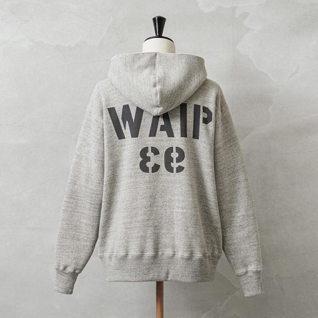 A.G.SPALDING&BROS SPL-WAP-251004 A.G.SPALDING&BROS×WAIPER シングル サイドライン コラボスウェットパーカー 日本製【T】【Cx】