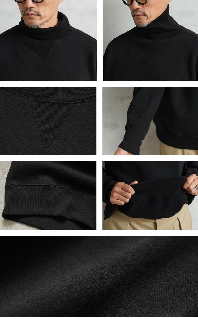 A.G.SPALDING&BROS エージースポルディング&ブロス SPL-AGS-900005 トレーニング タートルネック スウェットシャツ 日本製【Cx】【T】