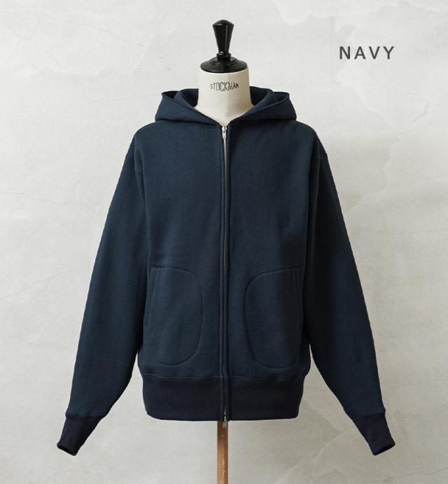 A.G.SPALDING&BROS エージースポルディング&ブロス SPL-AGS-943005 ジップアップ スウェット フーディー 日本製【Cx】【T】｜パーカー メンズファッション アメカジ 吊り編み ヴィンテージ 裏毛 トップス 長袖