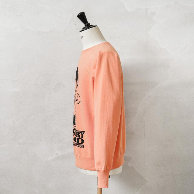 Ordinary Wood × A.G.SPALDING&BROS SPL-WAP-251003 SKETCHBOOK3 フリーダムスリーブ スウェット シャツ 日本製【Cx】【T】｜メンズファッション ヴィンテージ ストリート トップス コットン カジュアル トレーナー