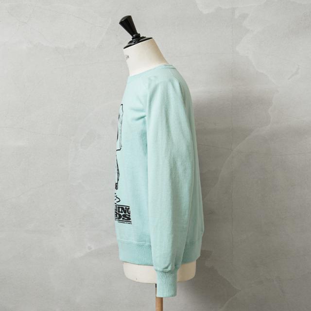 A.G.SPALDING&BROS エージースポルディング&ブロス SPL-AGS-251005 SKETCHBOOK3 フリーダムスリーブ スウェット シャツ 日本製【Cx】【T】｜メンズファッション アメカジ トレーナー 裏毛 綿100％ 丸胴 ブランド