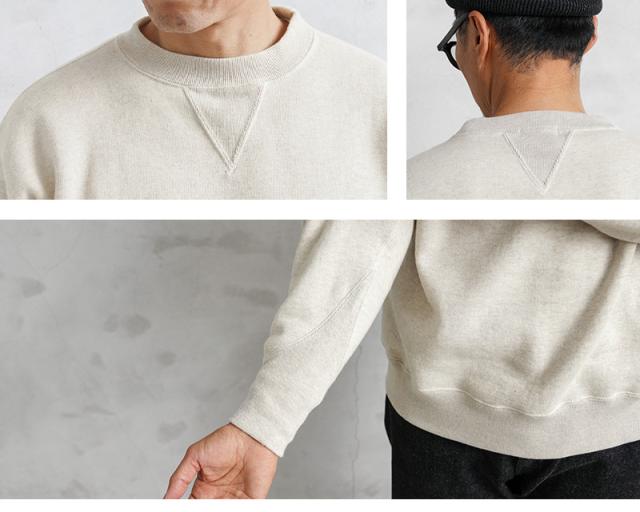 A.G.SPALDING&BROS エージースポルディング&ブロス SPL-AGS-900003 トレーニング スウェットシャツ 日本製【Cx】【T】｜メンズファッション アメカジ トレーナー 吊り編み 裏毛生地 丸胴 ヴィンテージ トレーニングウェア