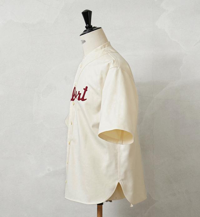 A.G.SPALDING&BROS エージースポルディング&ブロス SPL-AGS-242001 ベースボールシャツ 日本製【Cx】【T】｜メンズ トップス 半袖シャツ 大きいサイズ カジュアル ロゴ ブランド おしゃれ